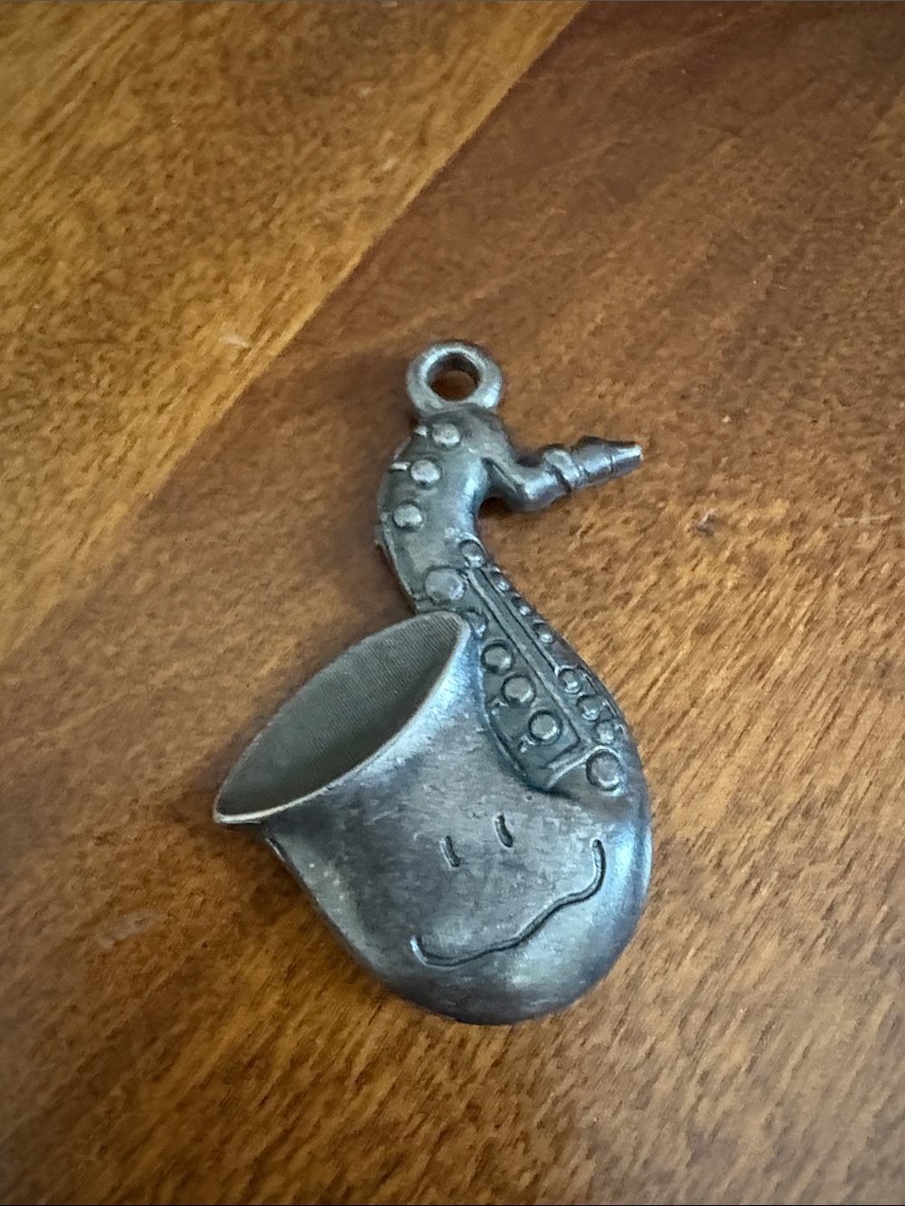Saxophone Pendant  - Sterling Silver
